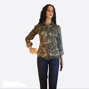 Long Sleeve button down camouflage shirt